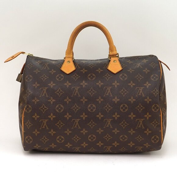 LOUIS VUITTON Speedy 35 Handbag Purse Monogram Canvas M41524 #1524 - Picture 1 of 12